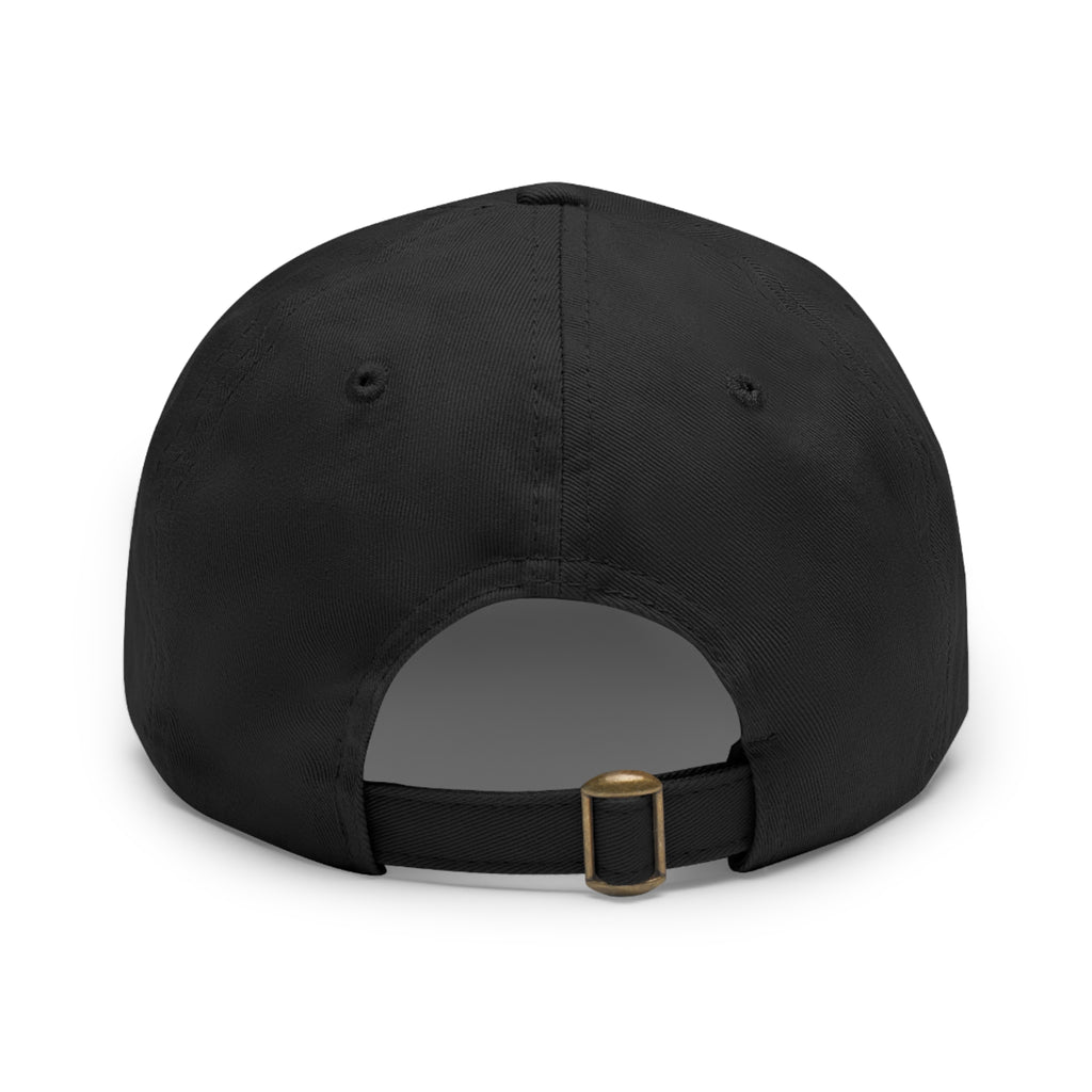 New Kingromani Leather Patch Dad Hat