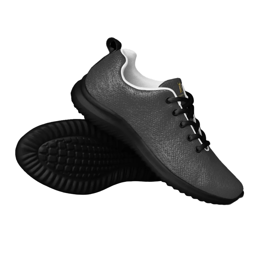 Kingromani men’s dark grey athletic shoes