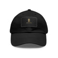 New Kingromani Leather Patch Dad Hat