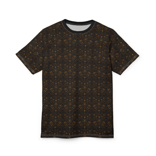 Kingromani Black & Gold Pattern Tee — Royal Regal Design
