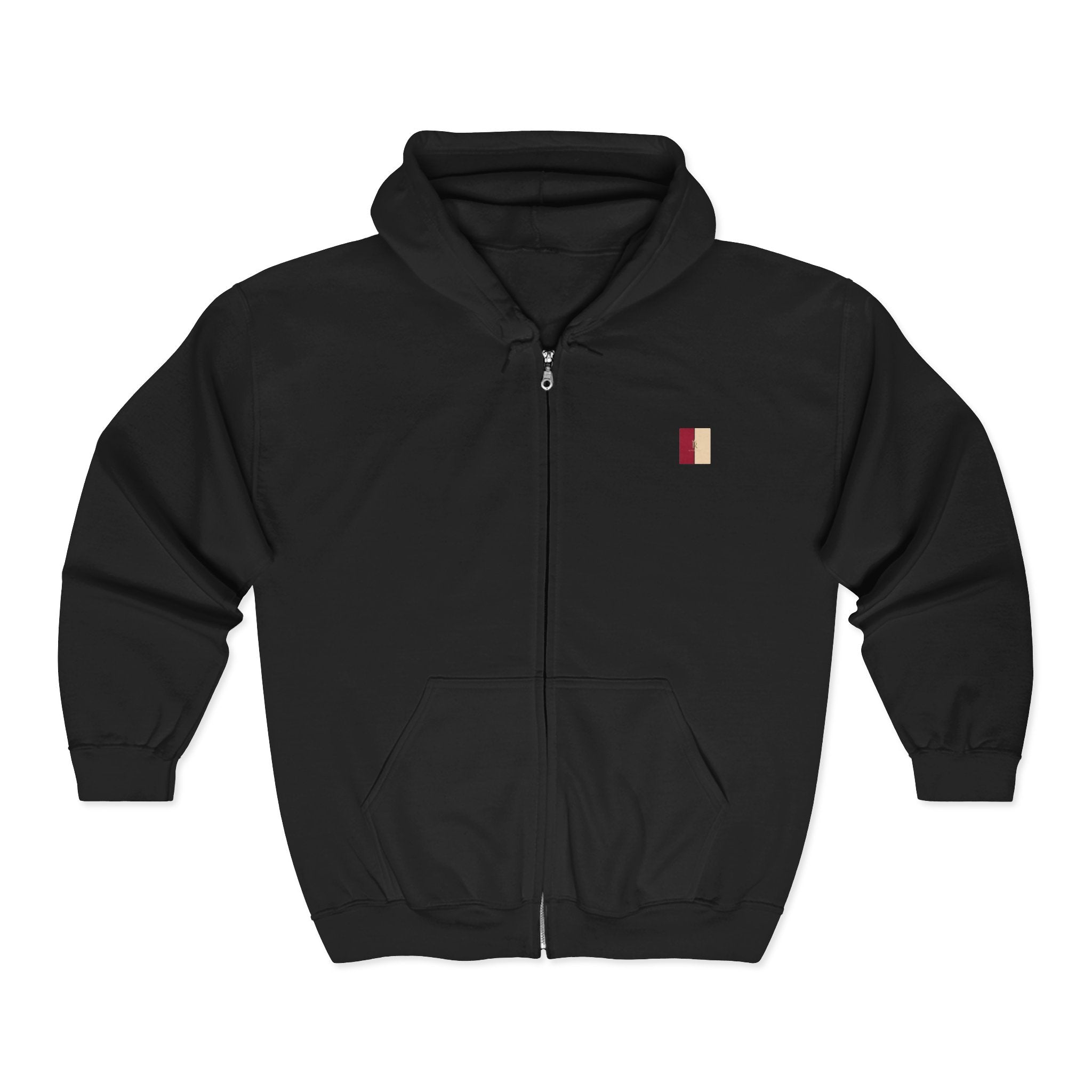 Kingromani Zip Hoodie, Unisex Lightweight Sweatshirt, Versatile Outerwear for Comfort, Perfect for Casual Wear, Gifts
