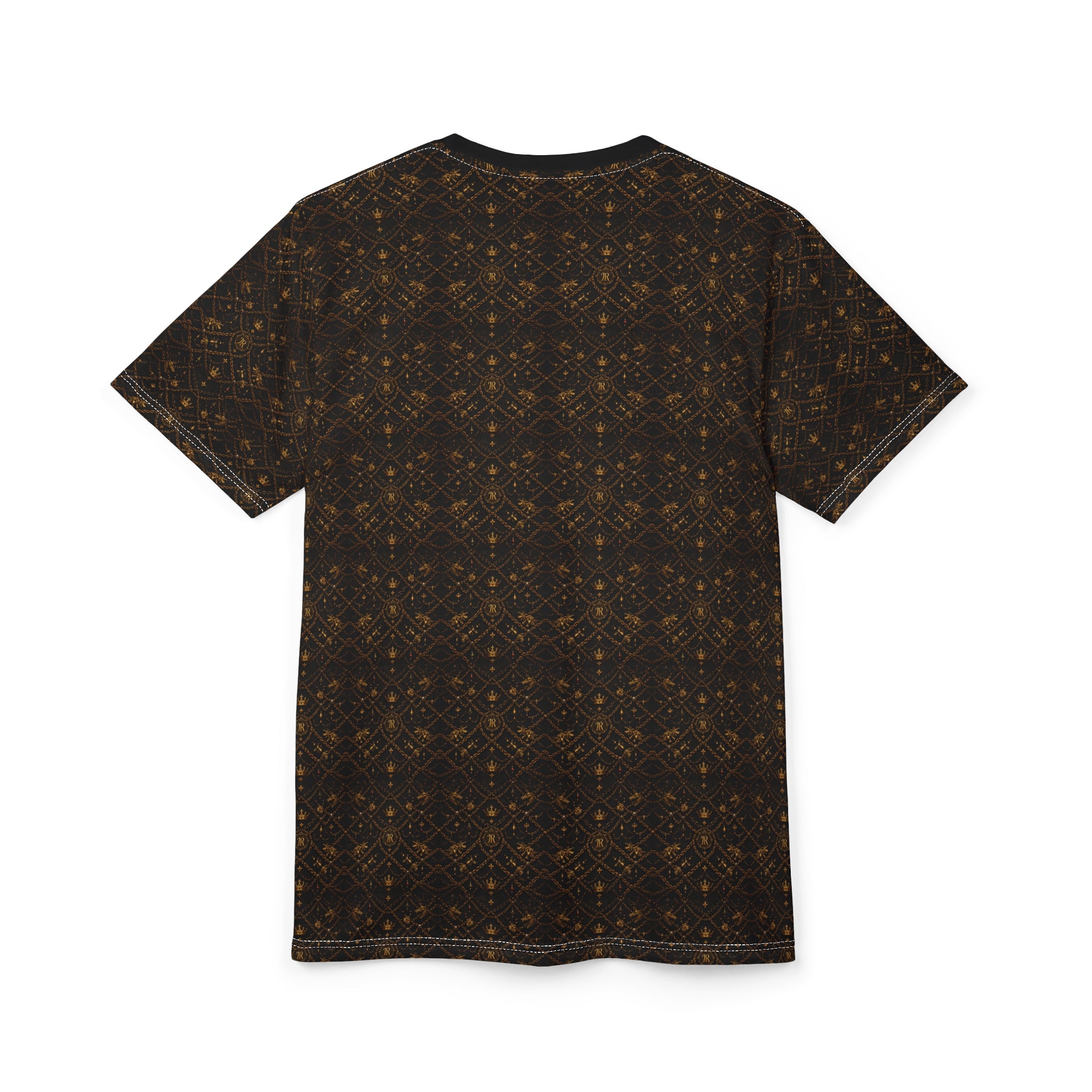 Kingromani Black & Gold Pattern Tee — Royal Regal Design