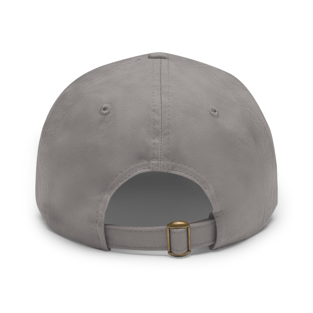 New Kingromani Leather Patch Dad Hat