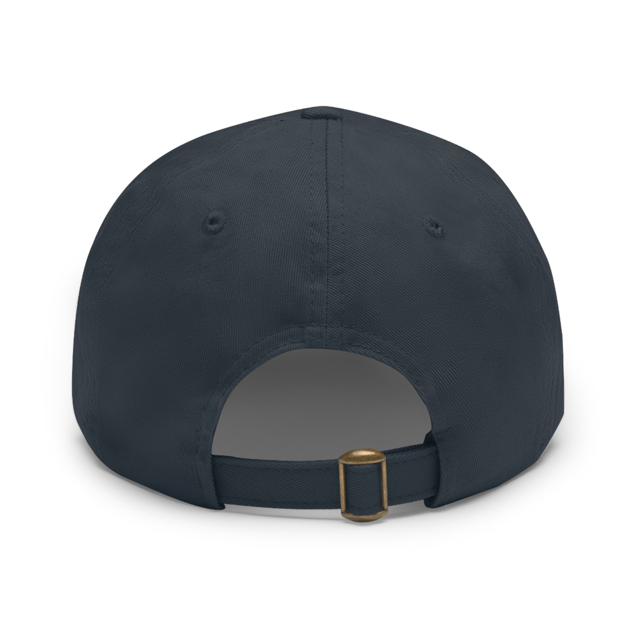 New Kingromani Leather Patch Dad Hat