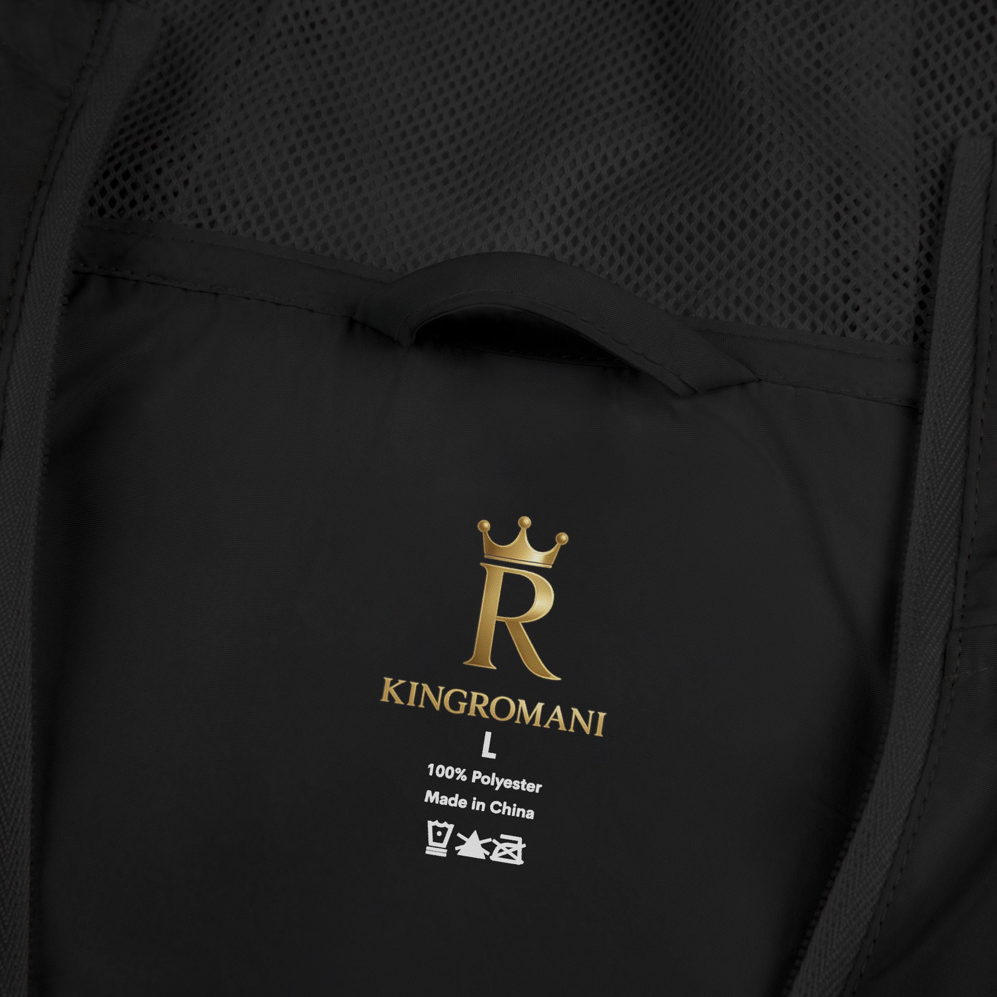 Kingromani Pirate Skull Windbreaker Jacket — 'King of the Sea' Graphic Full-Zip
