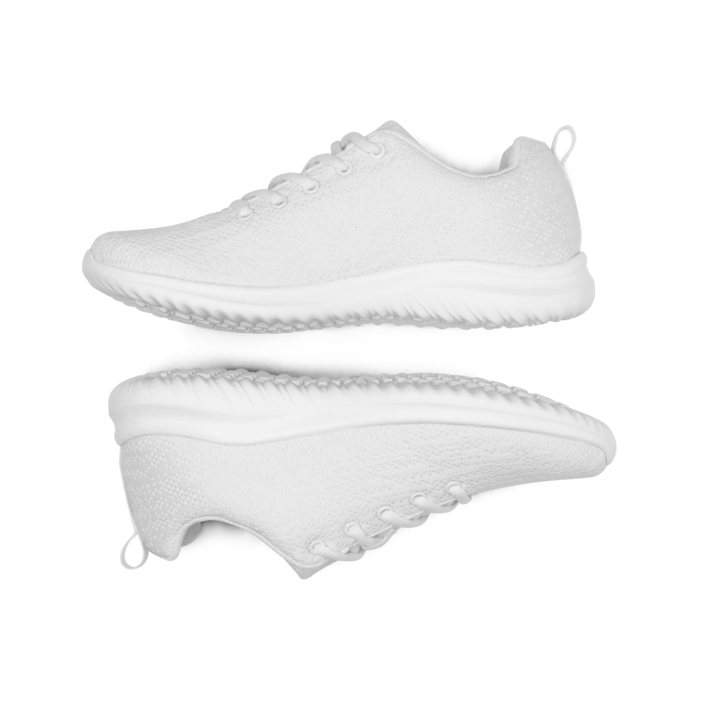 Kingromani Men’s white athletic shoes