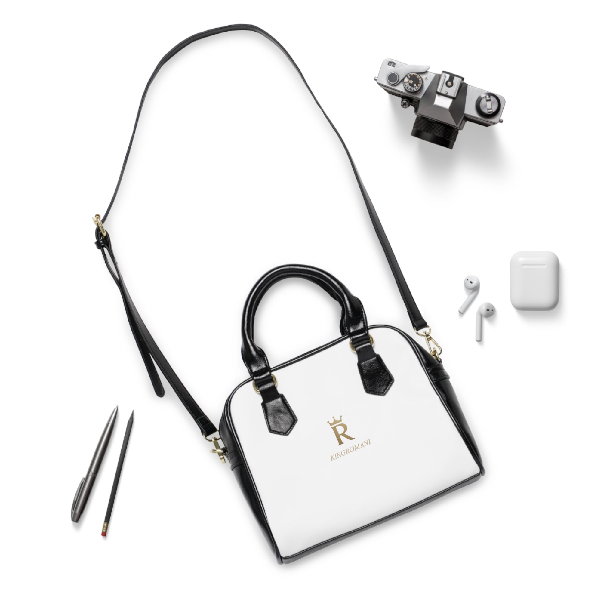 Kingromani — Chic Shoulder Handbag for Confident Queens, Stylish Tote, Fashion Accessory, Gift for Her, Weekend Outing Essentials