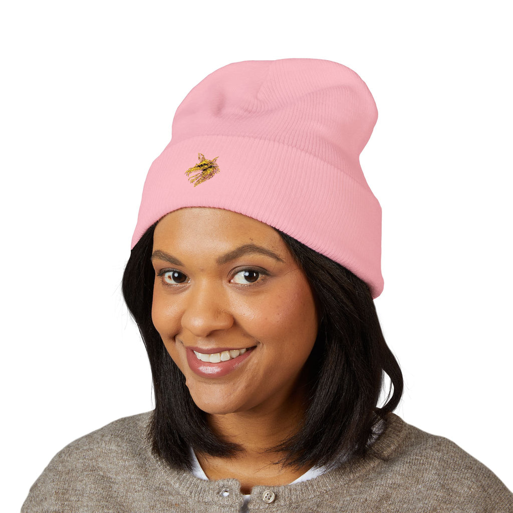 “See What You See” Kingromani Embroidered Cuffed Beanie