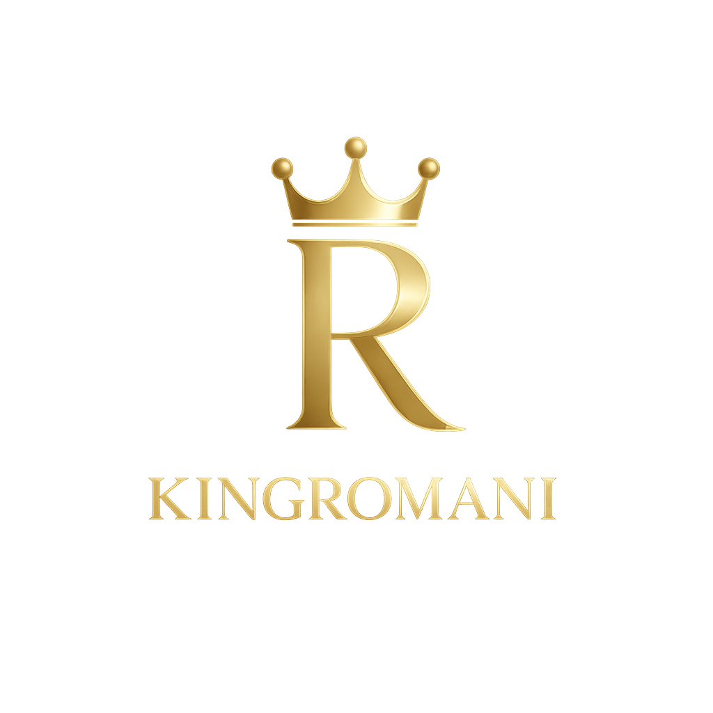 Kingromani Black & Gold Pattern Tee — Royal Regal Design