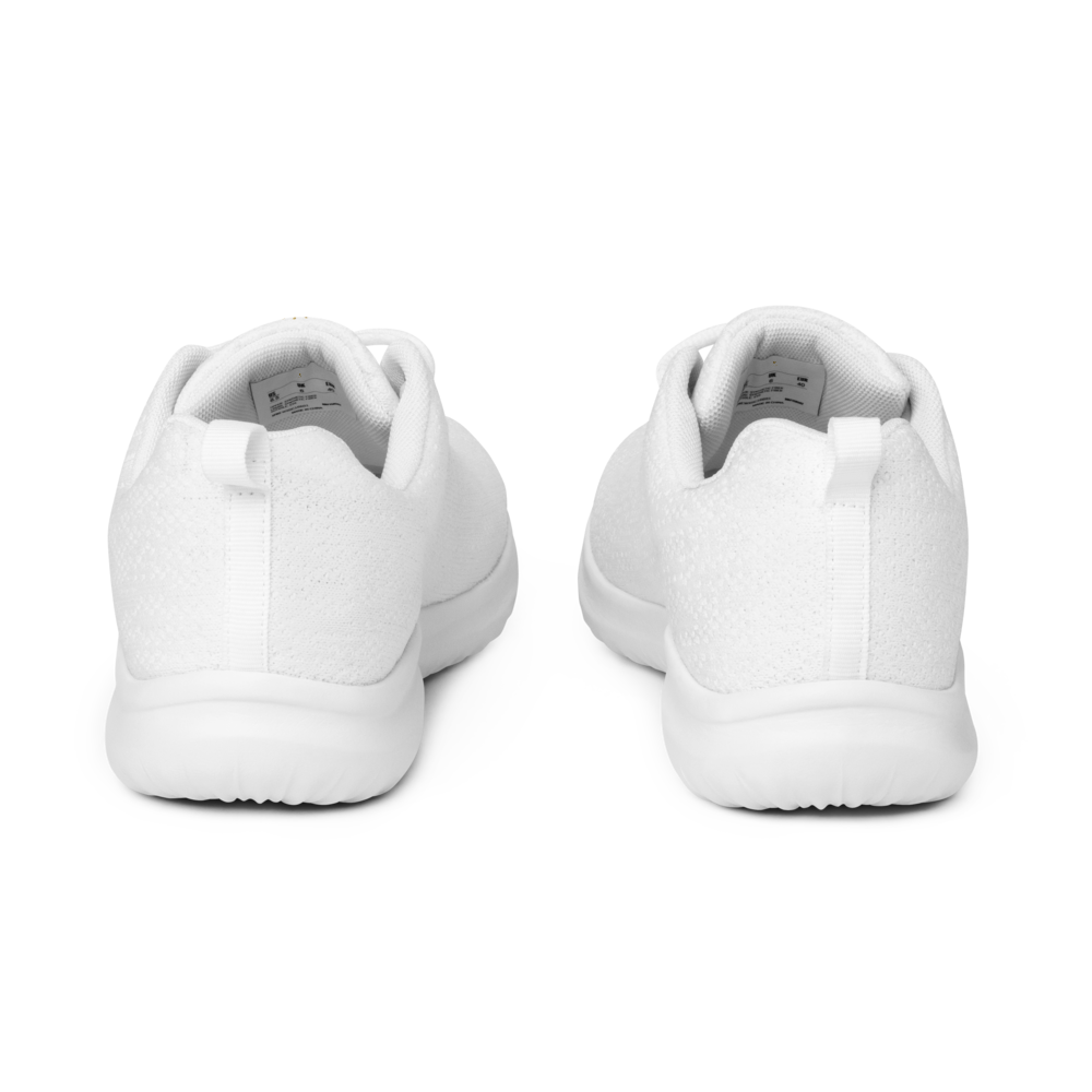 Kingromani Men’s white athletic shoes